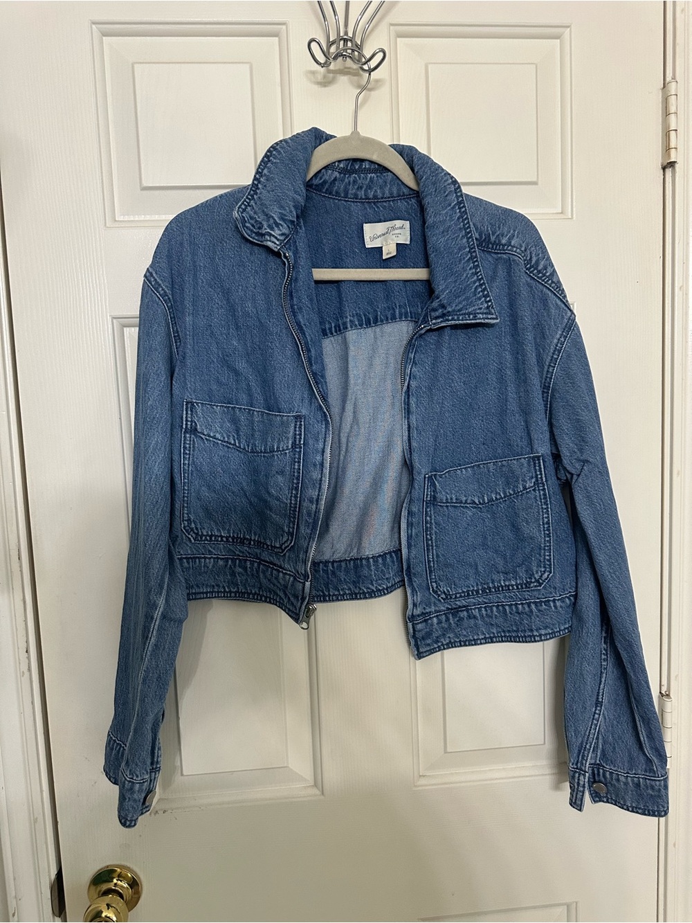 Universal Thread Denim Cropped Jacket